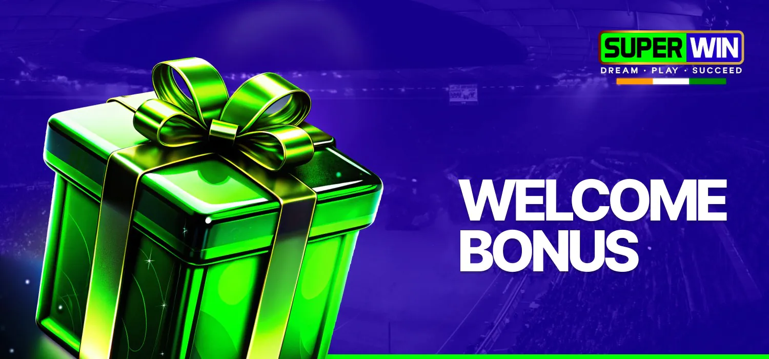 welcome bonus for superwin users